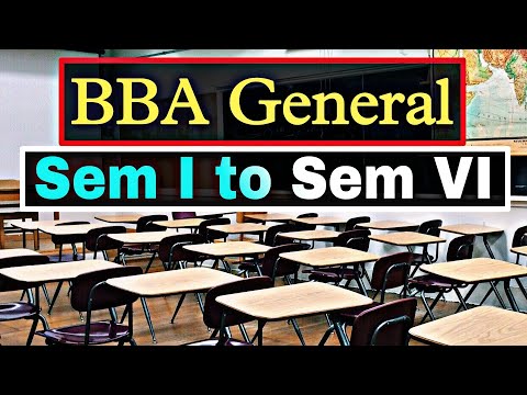 BBA General Full Syllabus | 1st Sem to 6th Sem | BBA Course Details in Hindi | By Sunil Adhikari