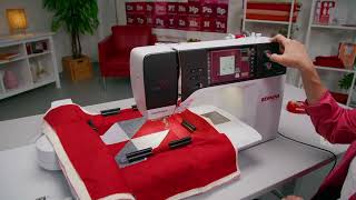 BERNINA 790 ULTRA | 3-Punkt-Platzierung