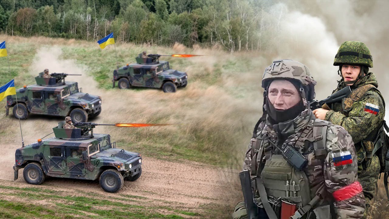 Ukrainian Soldiers in Humvee Storm Russian Trench - Then This Happened...