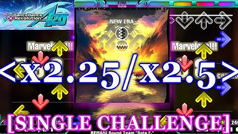 [x2.25/x2.5] DDR A20 - New Era [SINGLE CHALLENGE] 譜面確認＋クラップ