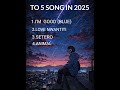 Top 5 Songs 2025 Shortsmusic Top 5 Songs 2025 Shortsmusic