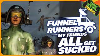 8 Players Sucked by MASSIVE Tornado | Funnel Runners