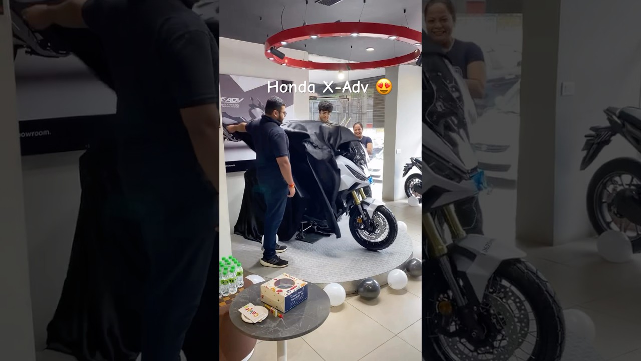 India’s first Honda X-Adv Delivery 🏍️👏🏻   