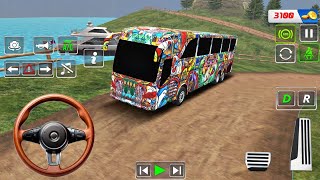 Bus Games 2025 : New Bus Realistic OffRoad Driving 3D : Coach Bus Simulator : Android Gameplay screenshot 2