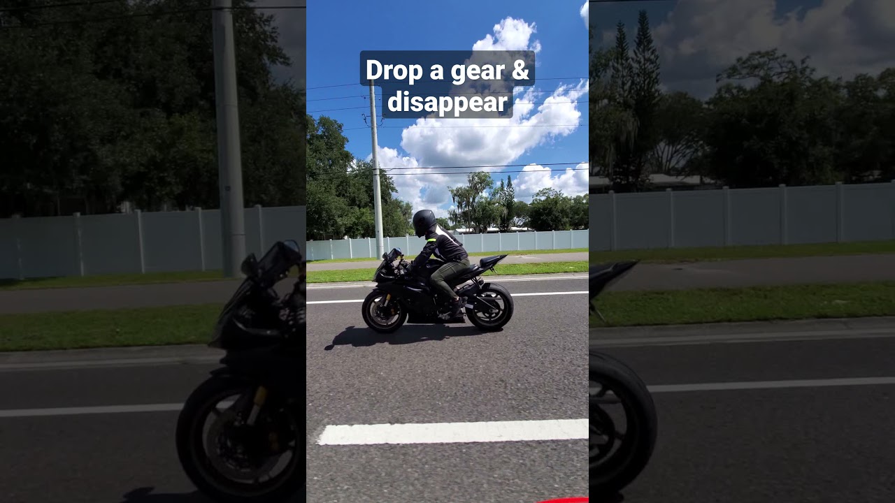 Drop a gear & disappear 