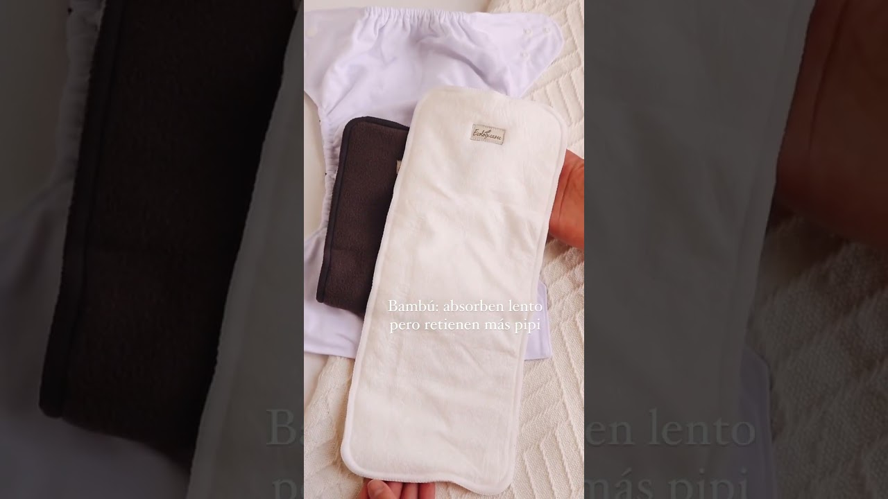 Así funcionan los pañales de tela