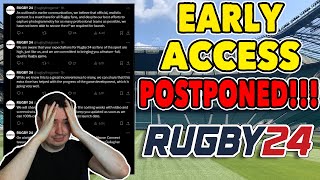 RUGBY 24 NEWS - EARLY ACCESS POSTPONED! No End Date in Sight! Screenshots coming? #rugby24