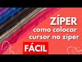 ZÍPER: como colocar CURSOR  NO ZÍPER de forma FÁCIL