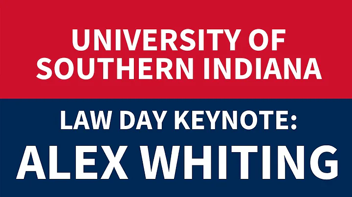 2021 USI Law Day Keynote with Alex Whiting