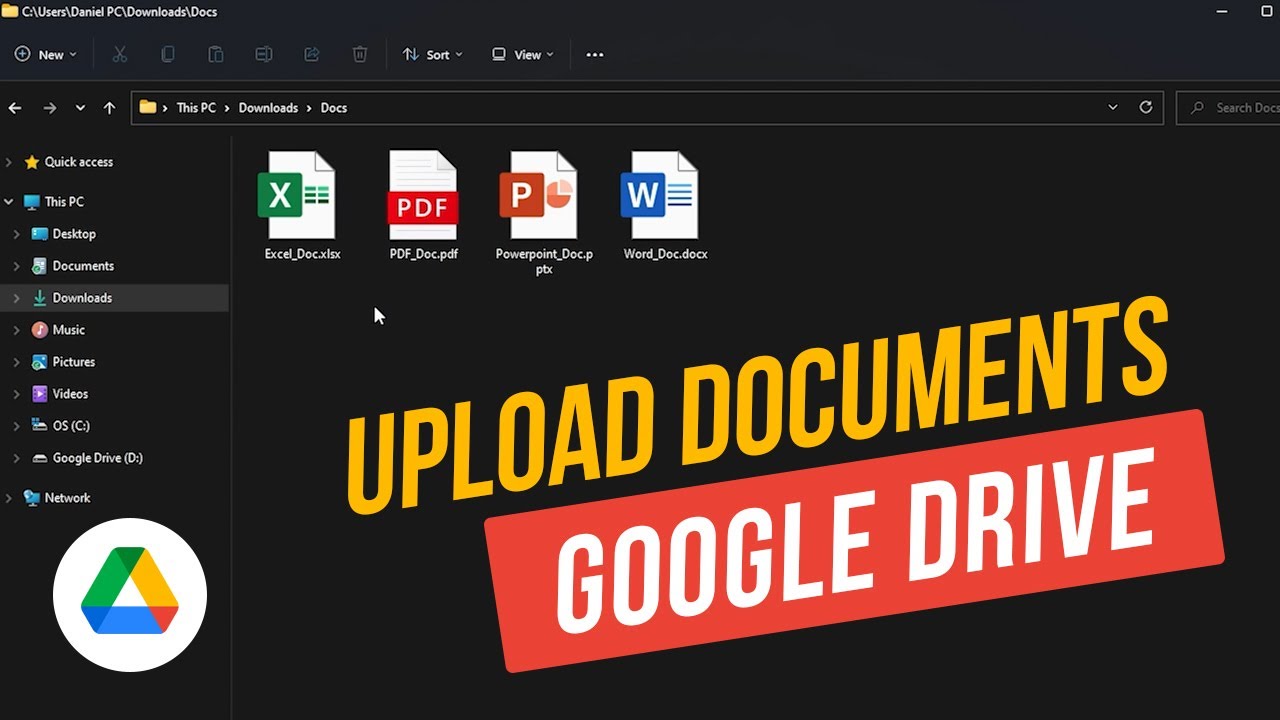How to Upload Word, Excel, PowerPoint & PDF to Google Docs and Use Them ...