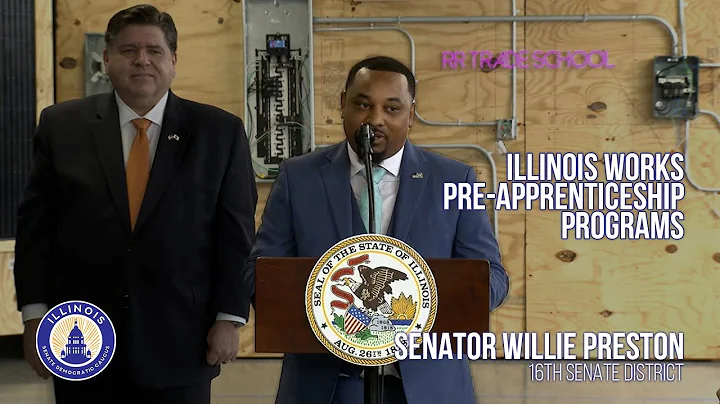 Sen. Preston joins Gov. Pritzker to announce Illinois Works Pre-Apprenticeship Program grants