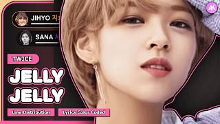 TWICE - Jelly Jelly [Line Distribution   Color Coded Lyrics]