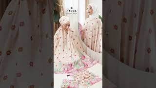 Mukena Saskara Cappa  Almond Beige mukena islam shorts