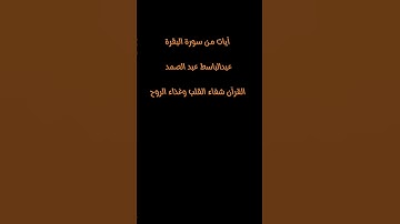 سورة البقرة # عبدالباسط عبدالصمد#
