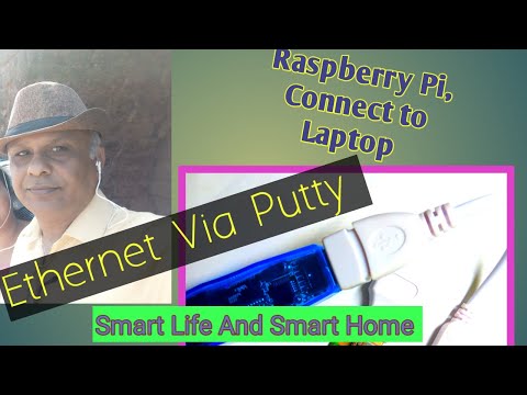 Raspberry Pi,  connected To Laptop By Putty