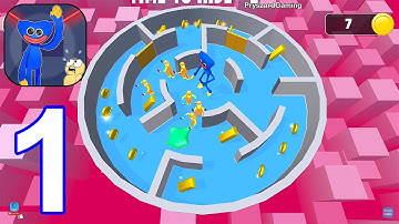 Huggy Wuggy Challenge Playtime - Gameplay Walkthrough Part 1 All Levels 1-16 (Android,iOS)