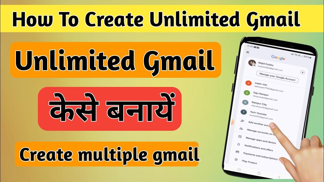 how-to-create-a-multiple-gmail-accounts-how-to-create-unlimited-gmail