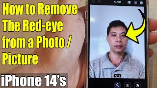 iPhone 14's/14 Pro Max: How to Remove The Red-eye from a Photo / Picture