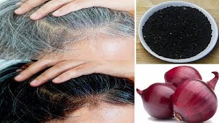 Apply it 1 Night // White Hair Turn To Jet Black Permanently (100% WORKING)