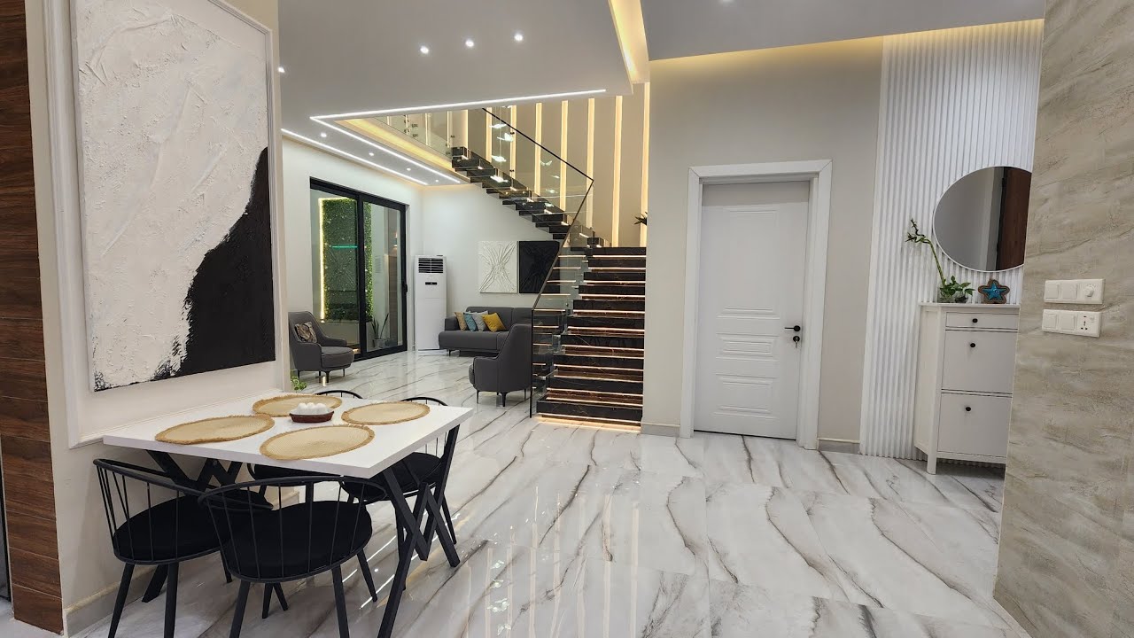 منزل أنيق وعملي و مريح مساحة المنزل ٢٢٠ ومساحة البناء ١٧٢ متر | مكتب ياسر الهندسي