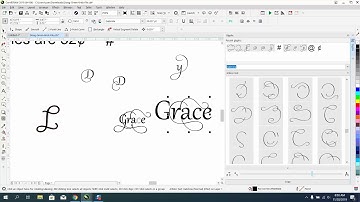 Corel Draw Tips & Tricks FONTS add a little bling