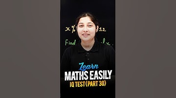 Learn Maths Easily 😍 - Maths IQ Test (Part 30) #maths #ytshorts #magnetbrains