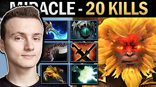 Monkey King Dota Gameplay Miracle with 20 Kills and Skadi