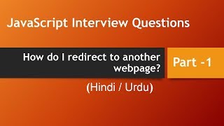 Famous JavaScript  -How to redirect from one URL to another URL using JavaScript (Hindi,Urdu) ? Profile