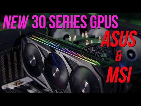 NVIDIA RTX 3080 GPUs: MSI Gaming X Trio 10G and the ASUS Strix O10G