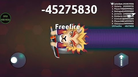 Snake.io modmenu gameplay #86