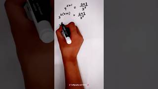 Nice algebraic , exponents maths Olympiad #maths #tricksandsolutions #shortsfeed #mathstricks