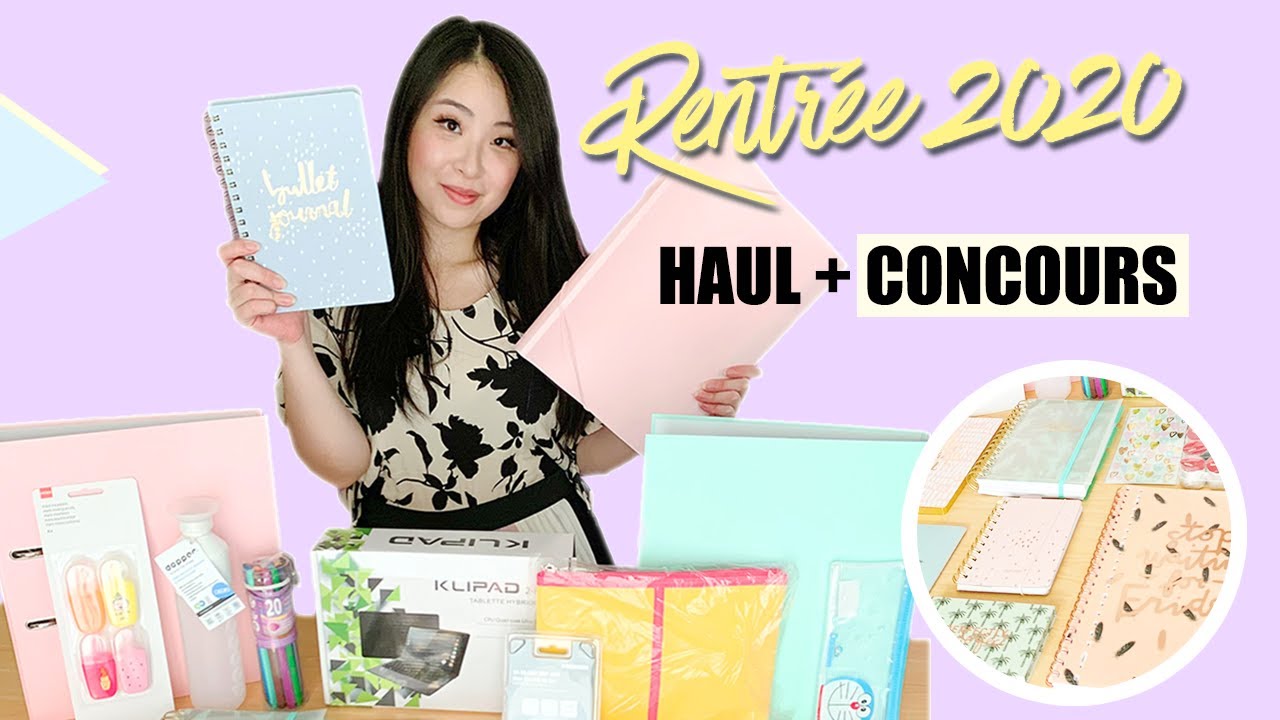 Back to school 2020 • Fournitures & Papeterie de rentrée 📚 + CONCOURS | LilieNetwork