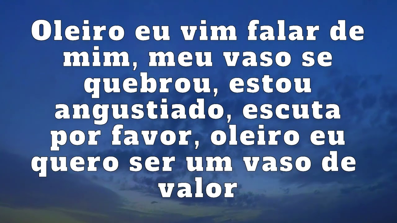 Lucelena Alves - Nas mãos do Oleiro `(Playback com letra)