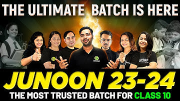 Padhai Tumhari, Zimmedari Hamari 🤝 || JUNOON 2023-24 || CLASS 10 🔥🔥