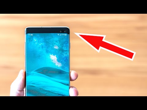 Jak skrýt přední selfie kameru SAMSUNG Galaxy S10