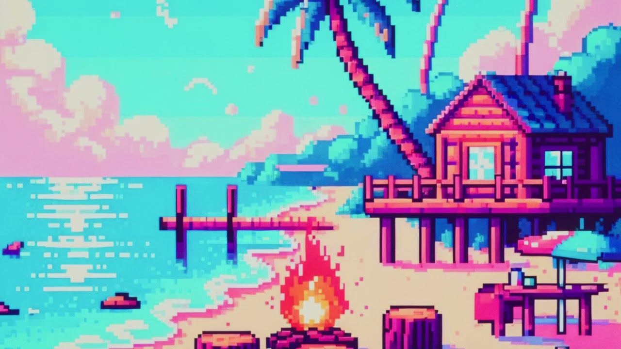 JAM  MADE / 8bit PIERCE ＜VAPORWAVE＞ JAM HOME MADE / 8bit PIERCE ＜VAPORWAVE＞ 80s Retro PC Pixel