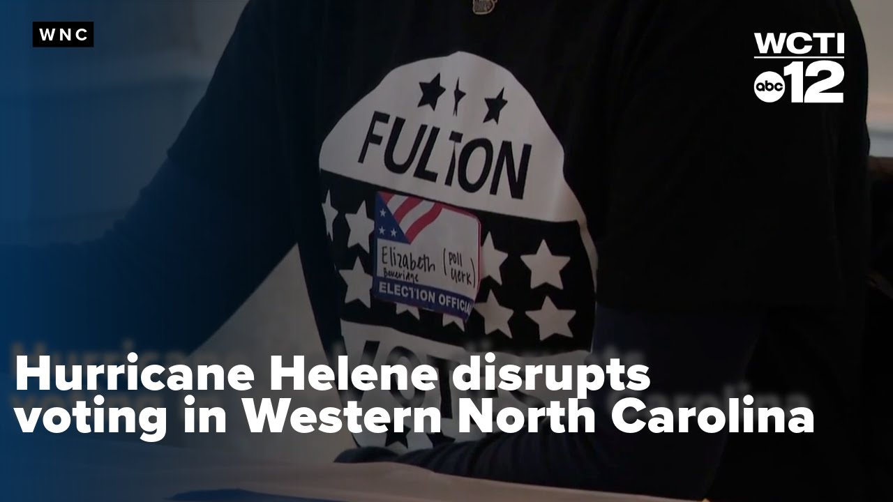 Hurricane Helene disrupts voting in Western North Carolina - YouTube
