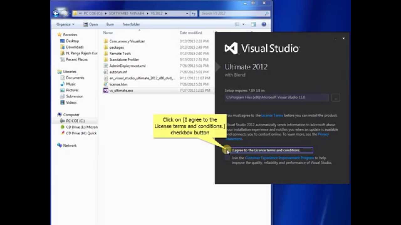 visual studio ultimate web installer