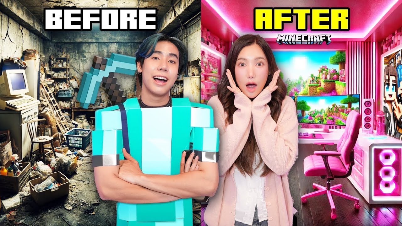 เมื่อ SPD เซอร์ไพรส์ ห้อง Minecraft ให้แฟน!!