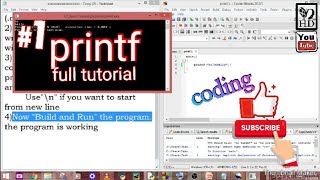 How To Use 'printf' Function in C Full tutorial.