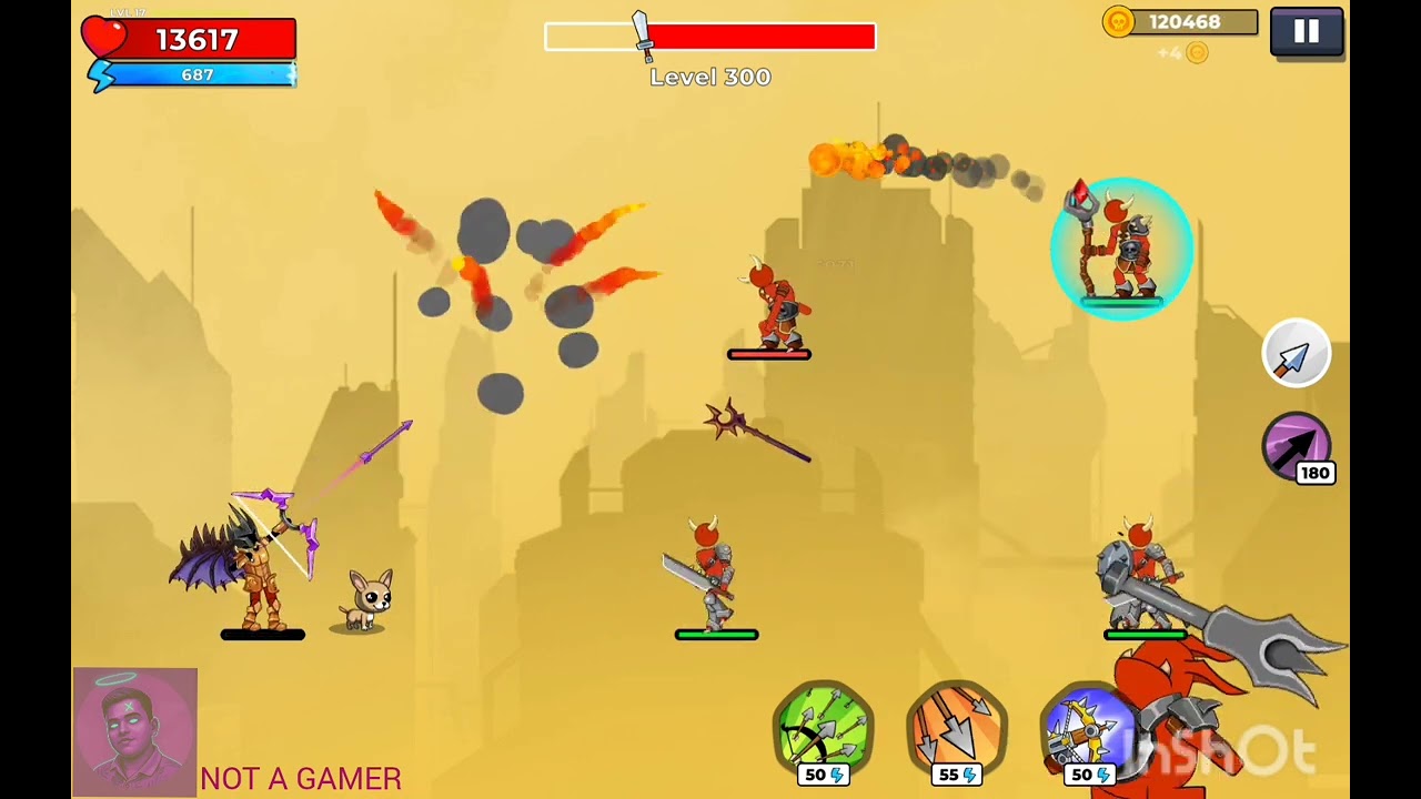 The Archers 2 Level 300 Gameplay । DRAGON BOSS DEFEATED । NOT A GAMER ।