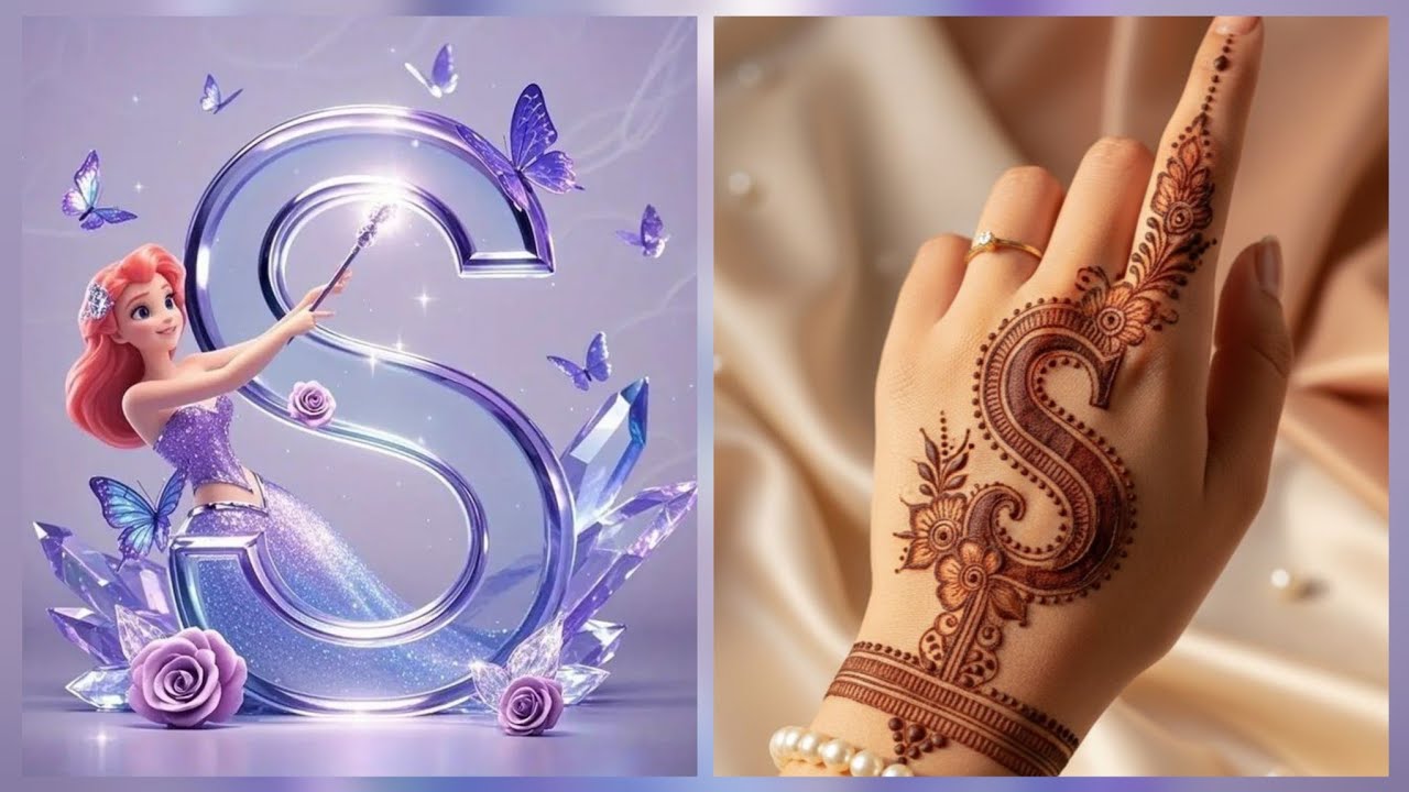 Choose your name's first letter & see your Mehandi Design | New Henna Art 2026 Eid special #mehandi