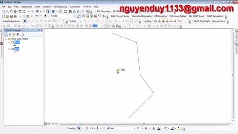[ArcGIS] Chuyển đổi dữ liệu từ đồ họa (graphic) sang định dạng GIS (shapefile)
