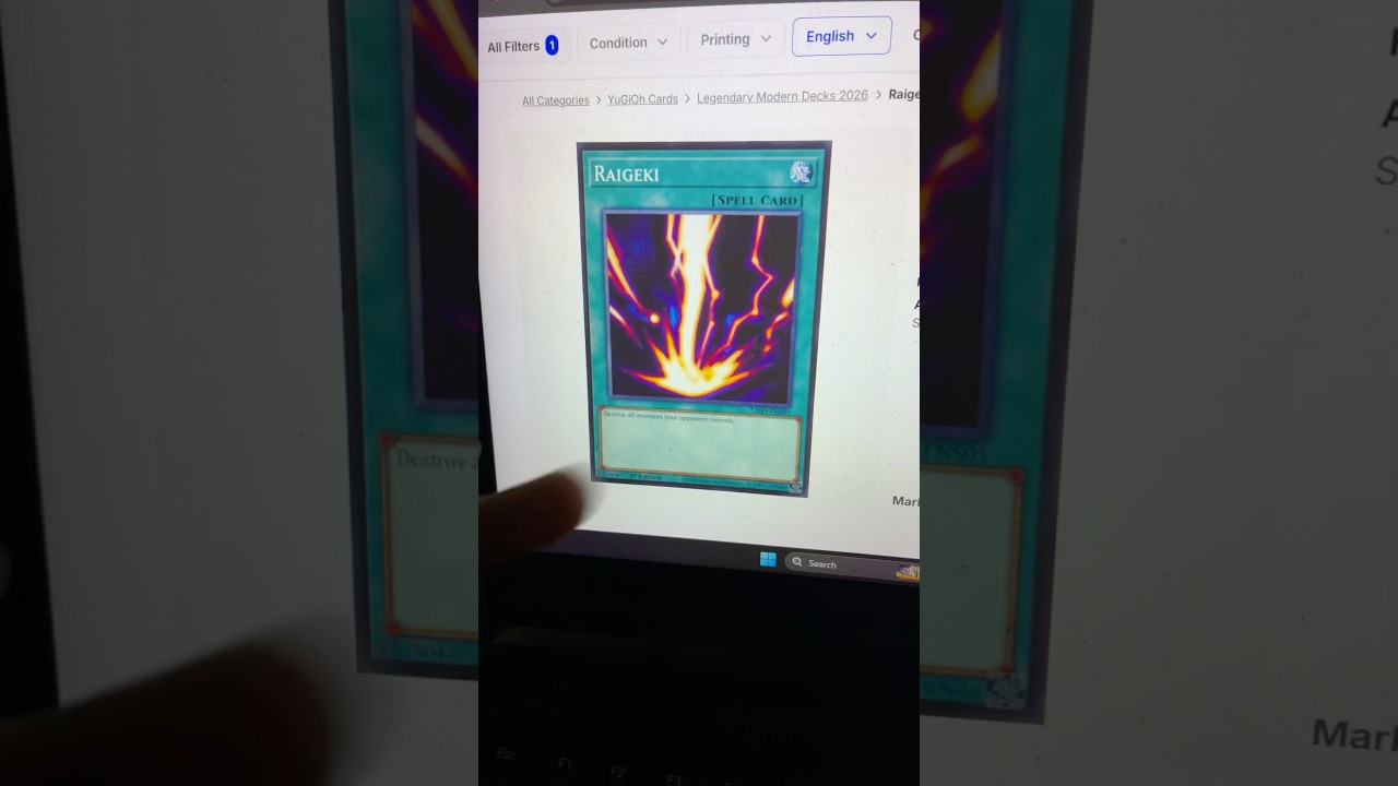 Old School Overpowered Yu-Gi-Oh Card