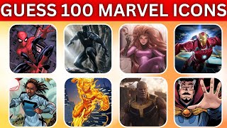 Guess 100 Marvel Characters In 3 Seconds!!💫😳