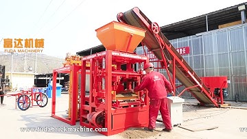 QT4-24B Semi-automatic brick making machine