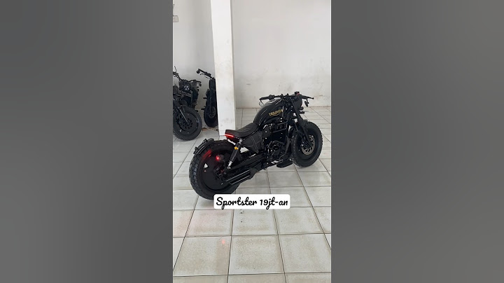 SPORTSTER SINGLE SEAT 😎