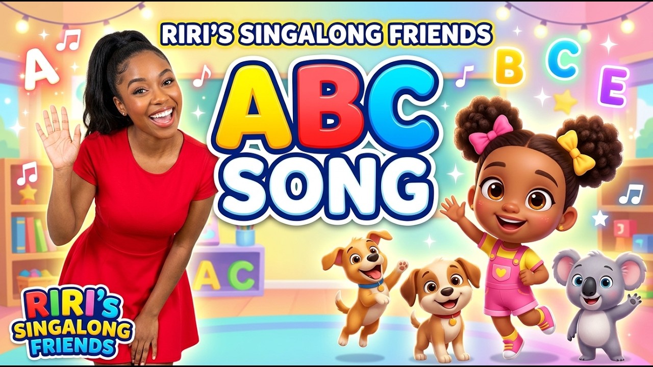 Riri’s ABC’s Bounce 🎶 | Fun ABC Song for Kids | Singalong Friends - YouTube
