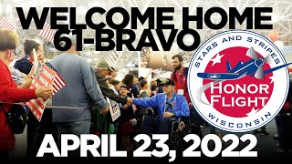 Honor Flight Bravo - Welcome home - April 23, 2022