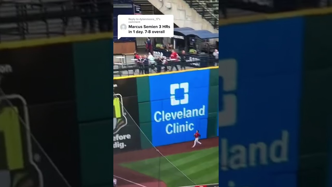 Marcus Semien three home runs in a doubleheader today for the Texas Rangers